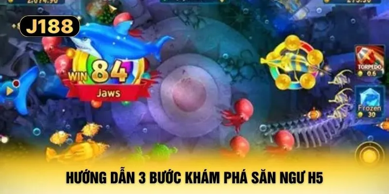 Hướng dẫn 3 bước khám phá săn ngư H5